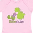 thumbnail image 4 of Inktastic Little Sister Purple Girls Baby Bodysuit, 4 of 5