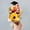 B, variant on Tuscom Sunflower Graduation Mini Bear Bouquet Teddy Bear Plush Doll with Doctor Cap Flower Gift Keepsake for Graduate