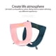 thumbnail image 4 of Kearding Almohadilla para asiento de inodoro, repuesto lavable, con cremallera, para invierno y otoño, cubierta Universal para inodoro de Suministros de limpieza para el hogar Café, 4 of 6