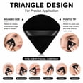 thumbnail image 5 of 20PCS Black Triangle Powder Puff Set, Soft Velour Makeup Powder Puffs with Finger Strap, Reusable Face Powder Puff for Loose Powder, Foundation, Setting Powder and Makeup Blending, 5 of 6