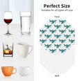 thumbnail image 6 of Rateoe Cartoon Shark Drawing Drink Coasters Set of 4 Leather Coasters Spill Protection for Table Desk,Durable and Non Slip Leather Coaster ,4 Inches Drink Mats-Octagon, 6 of 6