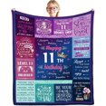 thumbnail image 1 of LHSHID Gifts for 14 Year Old Girl 14 Year Old Girl Gift Ideas Blanket Birthday Gifts for 14 Year Old Girl 14th Birthday Gifts for Girls Blanket 50x60in, 1 of 6