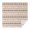 Brown Geometric Striped-1, variant on Brown Geometric Striped Pattern Square Tablecloth,Waterproof Square Table Cover,Wipeable Spillproof Washable Table Cover for Home Kitchen Party Decor 42"X42"(107x107cm)
