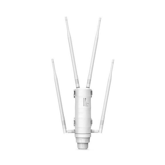 Injueey Extensor de repetidor de enrutador, antenas inalámbricas para exteriores, frecuencia de señal de red de doble banda, instrumento Teléfono y Comunicación Estándar americano