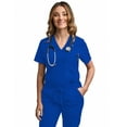 thumbnail image 4 of Green Town Scrubs for Women Scrub Set - Jogger Pant and Tuck-In V-Neck Top, 5 Pockets, Yoga Waistband, Nursing Uniform, 4 of 8