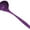 Violet, variant on Hutzler 11-Inch Melamine Soup Ladle, BPA Free and Heat Resistant Serving Spoon - Gray
