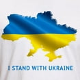 thumbnail image 3 of CafePress - I Stand With Ukraine Flag Ukrainian Pride T Shirt - Fitted T-Shirt, Vintage Fit Soft Cotton Tee, 3 of 4