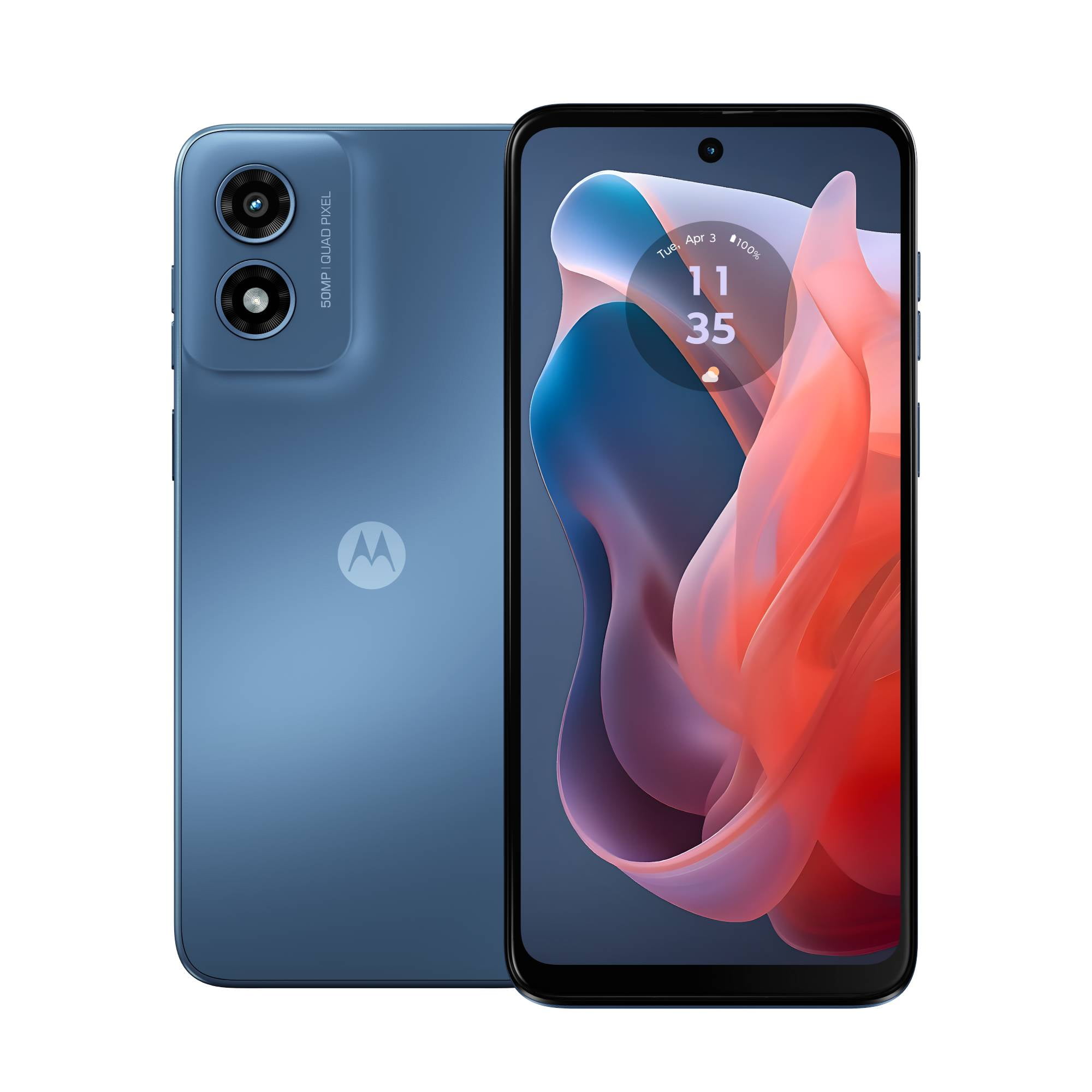 TOTAL WIRELESS MOTOROLA MOTO G PLAY, 64GB, CDMA LTE, BLUE - PREPAID SMARTPHONE [LOCKED TO TOTAL WIRELESS]