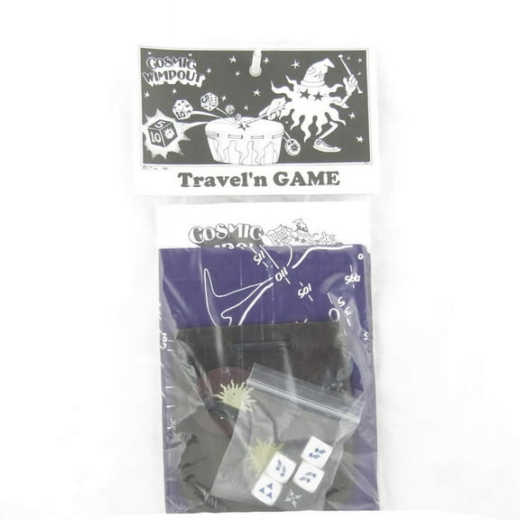 Cosmic Wimpout Deluxe Traveling Game with Purple Cloth Mat Koplow Games