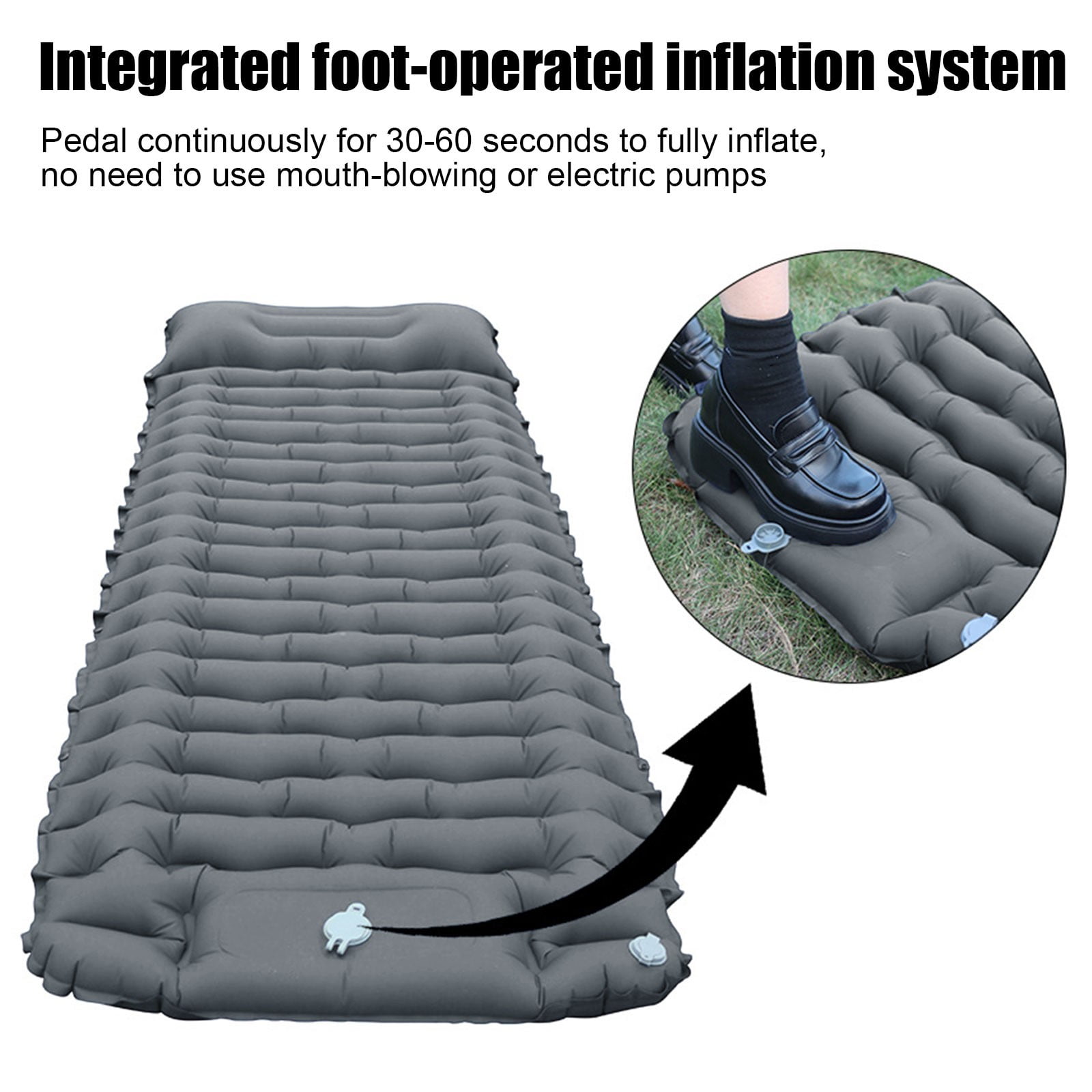 up to 65% off karymi Outdoor Inflatable Mat Very Light Nylon Foot Pad Portable Sleeping Mat Inflatable Bed Camping Hiking Tent Mat Travel Accessories Sports and Outdoors
