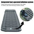 thumbnail image 5 of QISIWOLE Inflatable Camping Sleeping Pad, Extra Thickness 4 Inch Sleeping Mat with Built-in Pump, Compact & Ultralight Camping Air Mattress for Backpacking Hiking Tent Traveling, 5 of 7