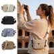 thumbnail image 1 of Bandolera de hombre Mochila de nylon impermeable para el pecho, Messenger de hombro ligera de 0,22 lb, mochila deportiva de viaje espaciosa para exteriores con puerto para auriculares, 1 of 6