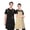 Black+Coffee, variant on 2 Pack Waterproof Chef Aprons for Cooking and Baking, Cross Back Kitchen Aprons with 4 Pockets for Women & Men, Adjustable Unisex Bib Apron for Grilling, Restaurant, Gardening, Hostess Gift