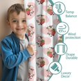 thumbnail image 3 of Blackout Kids Curtains,Pink Cow Strawberry Pattern Childrens Insulated Curtains Set Of 2,Bedroom Essentials,Toddler Room Decor 42x84in(106x213cm), 3 of 5