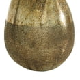 thumbnail image 5 of DecMode 12", 9"H Blown Washed Ombre Teardrop Gold Glass Vase with Textured Base, Set of 2, 5 of 12