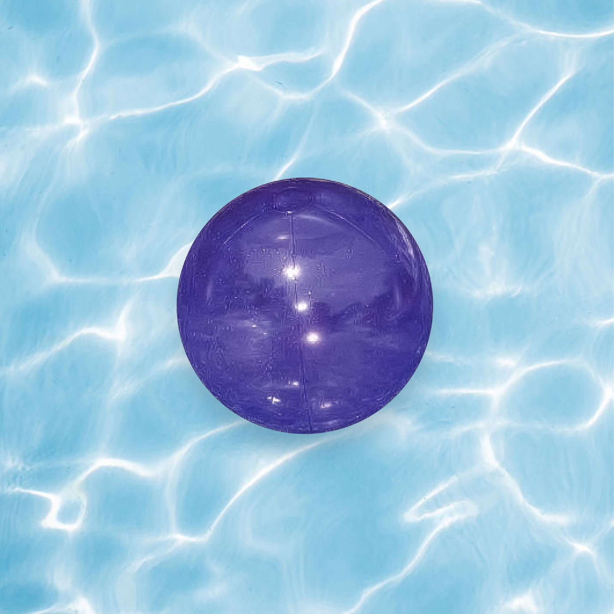 20-Inch Inflatable Beach Ball Swimming Pool Toy Purple