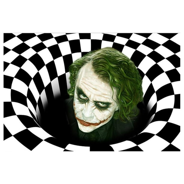 Horror Floor Carpet 3D Stereo Vision Clown Door Mat Para Halloween Christmas Decor Moyic HA037757-00