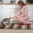thumbnail image 4 of Set Of 2 Christmas Kitchen Rugs Merry Xmas Tree Branches Kitchen Runner Anti Fatigue Kitchen Rugs and Matsfor Outdoor Bedroom (47x17+30x17 Inches), 4 of 6