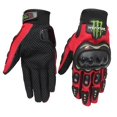 thumbnail image 1 of Guantes de dedo completo para motocicleta Monster Energy, transpirables, para carreras todoterreno, guantes para montar en motocicleta, rojo - M Kuyhfg Sin marca, 1 of 4