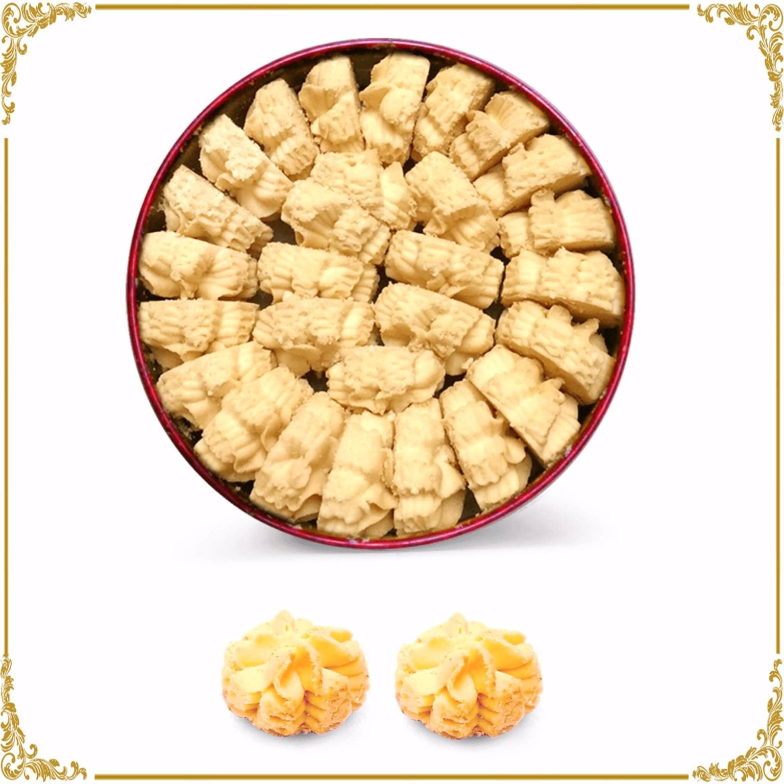 Jenny Bakery Butter Flower Cookies 640g