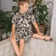 thumbnail image 4 of Fotbe Dreamcatcher Pijama Estampada de 2 Piezas para Niños – Ropa de Dormir de Manga Corta Cómoda para Niños y Niñas, Camiseta y Shorts de Algodón-Small, 4 of 6