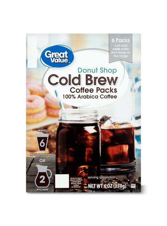Great Value Iced Coffee & Cold Brew in Coffee