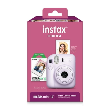 Fujifilm - INSTAX MINI 12 Lilac Purple Holiday Bundle - Purple