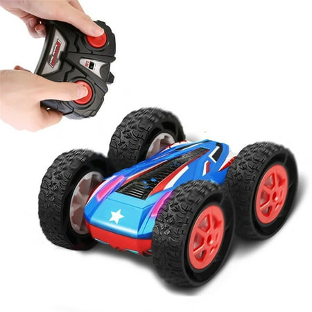 FUNTOK Remote Control RC Car 360 Degree Flip Stunt RC Cars Off Road Series 2.4Ghz Double-Sided Remote Control Racing Cars for Children Christmas (Best Side By Side Off Road Vehicle)