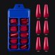 thumbnail image 1 of 20/100 Uds. Formas de extensión de uñas postizas de Color caramelo puntas de uñas acrílicas francesas cubierta completa Color sólido puntiagudo juegos de uñas postizas herramientas Tan Jianjun unisex, 1 of 2