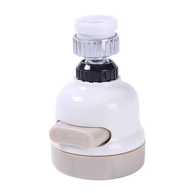360° Rotatable Faucet Aerator Water-Saving Kitchen Faucet Head High-Pressure Sink Sprayer Anti-Splash Faucet Booster with 3 Adjustable Modes