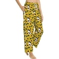 thumbnail image 3 of PISONIC Cats Sunflower Printed Women's Pajama Pants, Comfy Pajama Bottoms With Pockets&Drawstring, 3 of 7