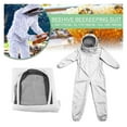 thumbnail image 2 of Full Body Beekeeping Clothing Professional Beekeepers Bee Protection Beekeeping Suit Safty Veil Hat Dress All Body Equipment ,Comprehensive Protection, 2 of 6