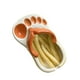 thumbnail image 4 of Plato De Cerámica Para Papas Fritas Chanclas Lindas Plato Para Papas Fritas Lindo Tazón De Cerámica Chanclas En Forma De Merienda Chip Salsa De Soja Plato Para Servir Plato De Tazón Naranja, 4 of 5