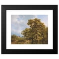 thumbnail image 2 of Barend Cornelis Koekkoek 14x12 Black Modern Framed Museum Art Print Titled - A Summer Landscape With&nbsp;Cows Watering, a Castle in the Distance (1836), 2 of 5