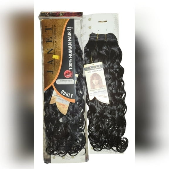 Janet Collection Super Body Wvg 16" Color #1  100%Human Hair Extensions