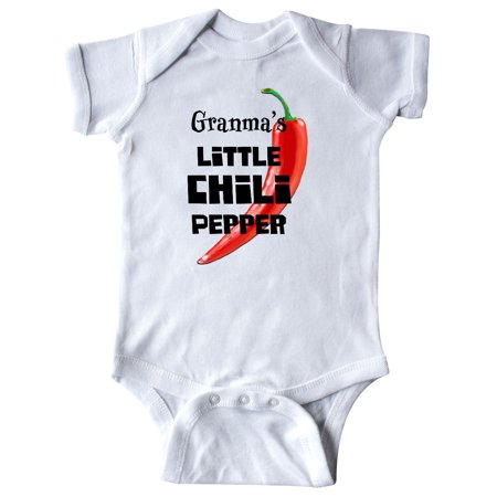 

Inktastic Granma s Little Chili Pepper Gift Baby Boy or Baby Girl Bodysuit
