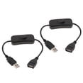 thumbnail image 1 of Cable USB De 2 Piezas Y Interruptor De Encendido / Apagado Del Control De Alimentación Para Luces / Ventiladores USB Yotijar Cable USB con interruptor de encendido, 1 of 9