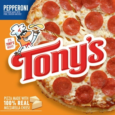 Tony's Pepperoni Pizzeria Style Crust Frozen Pizza, 18.56 oz