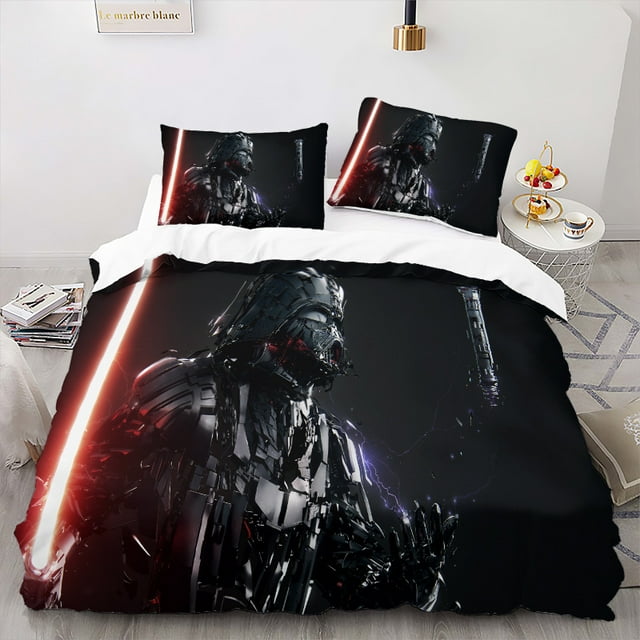 Star Wars 3D Printed Star Wars Yoda Baby Bedding Quilt Cover Three-Piece Set