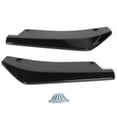 thumbnail image 1 of Universal Modified Spoiler Glossy Black Rear Bumper Protective Cover Lip Diffuser Splitter Deflector, 1 of 4