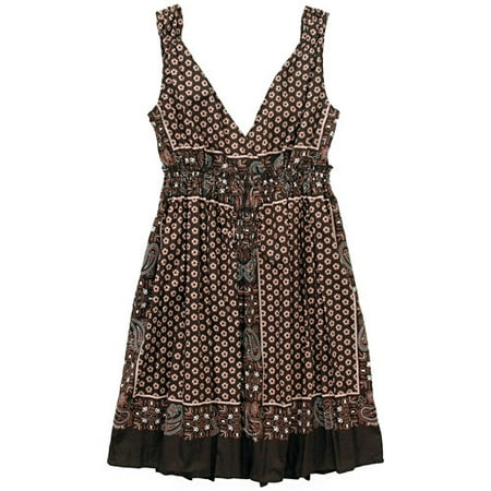 Juniors Bandana Print Dress