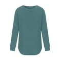 thumbnail image 5 of gakvbuo Sweatshirts for Women Crewneck Casual Long Sleeve Pullover Tops Blouse Shirts Fall Tunic Tops, 5 of 6