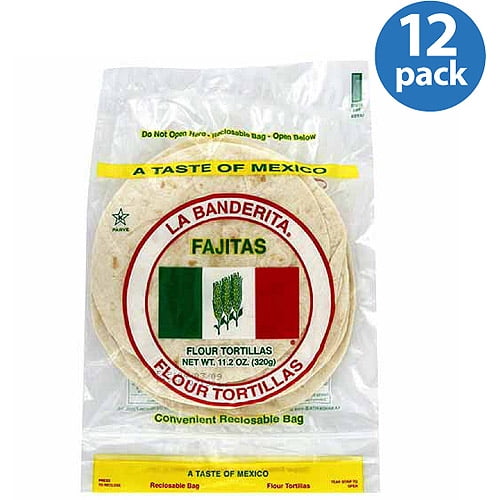 La Banderita Fajitas Flour Tortillas, 11.2 oz (Pack of 12) by Generic