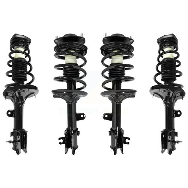Transit Auto Front Rear Complete Suspension Shocks Strut and Coil Spring Mount Assemblies Kit for Car Hyundai Tucson Kia Sportage - Left Right Side (Driver Passenger) K78A-100408