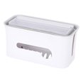 thumbnail image 2 of Cable Storage Box Power Strip transparent phone Cover Hollow cable Socket Container Multifunctional Charger Cord Organizer, 2 of 7