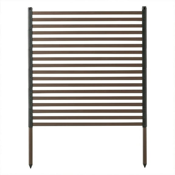 golytefs 3FT W X 4FT H Metal Outdoor Privacy Screen Privacy Screen Fence for Garden Patio