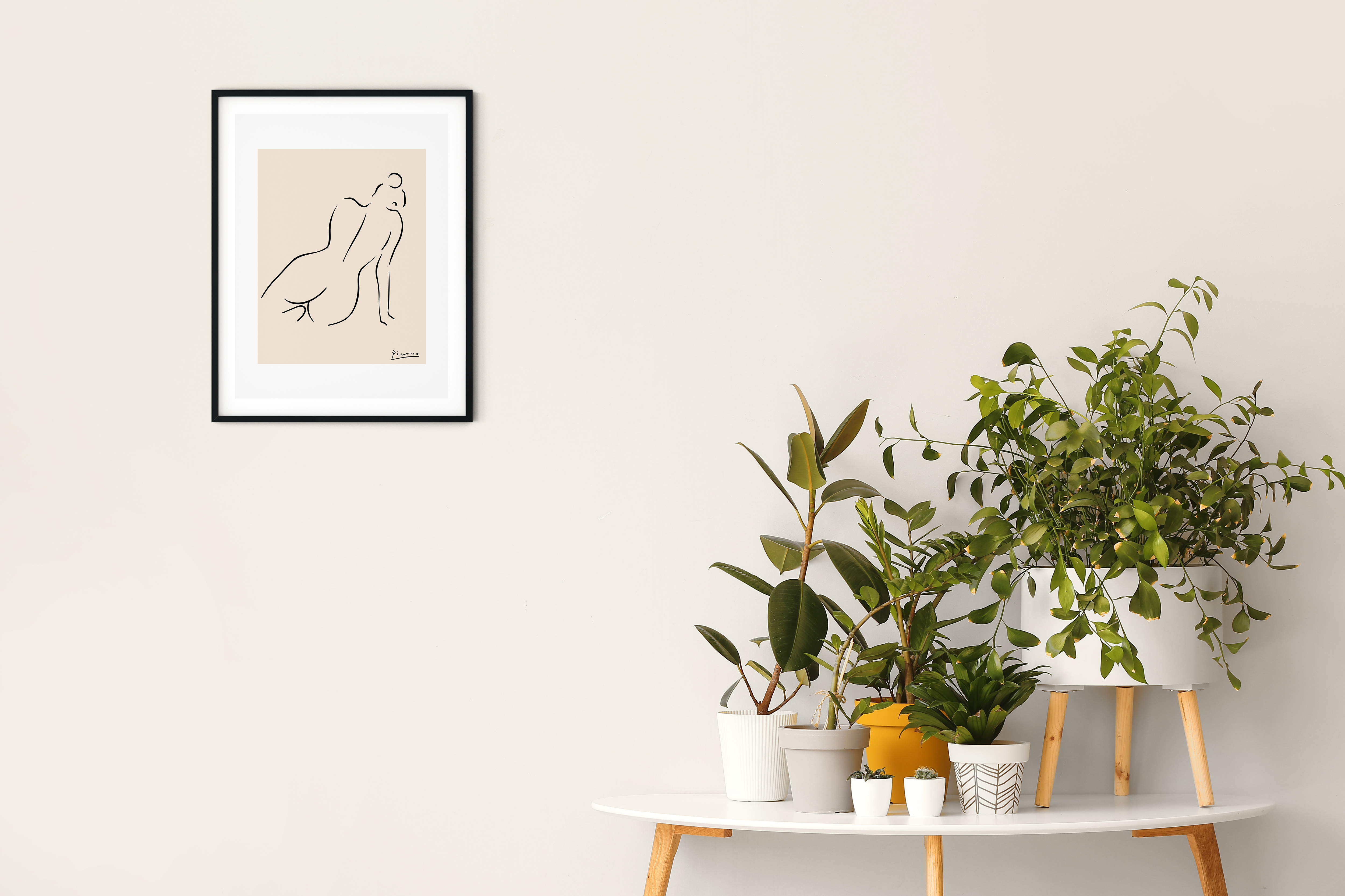 Picasso Line Drawing Abstract Woman Wall Art by Haus and Hues Pablo  Picasso Artwork and Wall Art Woman Silhouette Minimalist 12