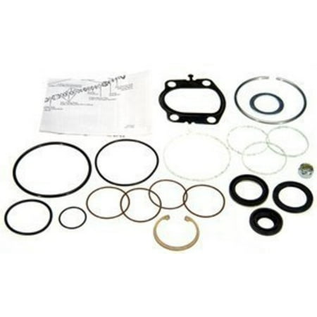 Shaft Gasket - ACDelco Steering Gear Pinion Shaft Seal Kit with Bushing Gasket Seals and Snap Ring 36-349640