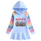 thumbnail image 2 of Roblox vestido de algodón con capucha para niña, suéter de manga larga con dibujos animados, regalo de cumpleaños, otoño, 2 of 4