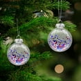thumbnail image 5 of Nmdmisc Patriotic Tree Ornaments 4th of July Tree Decorations 3.15" Glitter Mini Balls Ornaments Small Independence Day Hanging Red White Blue Decoration for Memorial Day,6Pcs, 5 of 9